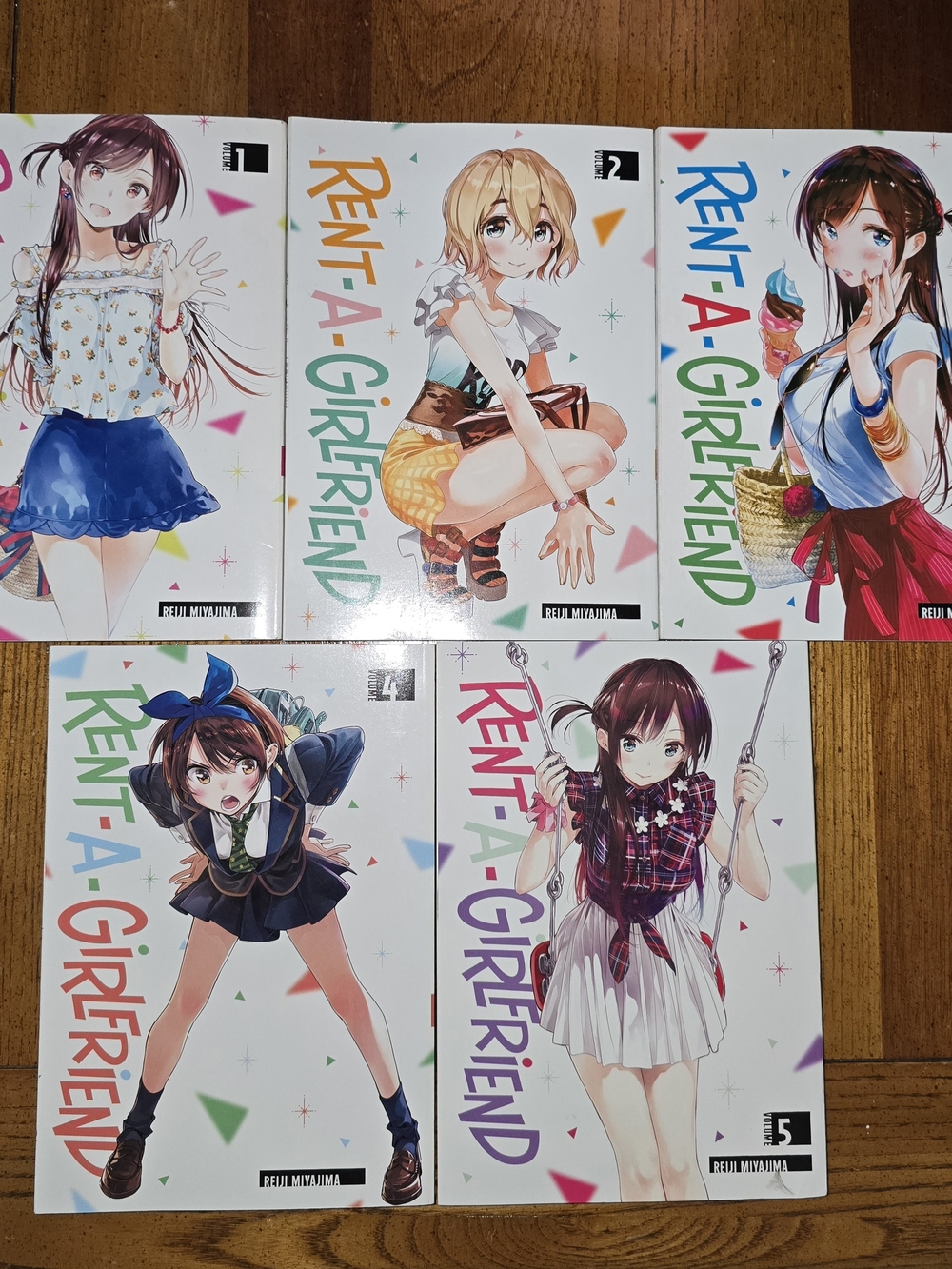 Rent-A-Girlfriend Manga Set - Assorted Color Covers